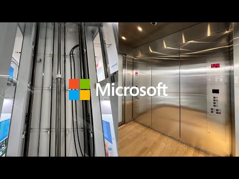 BIZZARE & GIANT Side-Mounted Telescopic Hydro Elevator - Microsoft Experience Center - New York, NY
