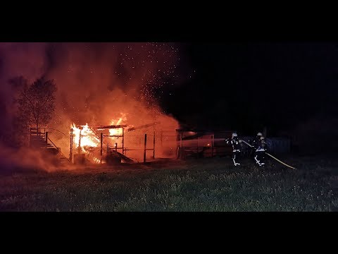 Gartenhütten brennen in Hausach // Feuerwehr-Einsatz 14.04.2019
