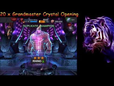 MAJOR SURPRISE 20x Grandmaster Crystals Opening +5 at the ending MUST WATCH!!!