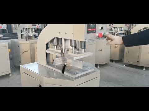 Single head welding machine for upvc window door making