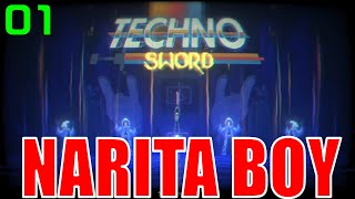 【NARITA BOY】01　異世界召喚レトロ風横スクロールアクションゲーム