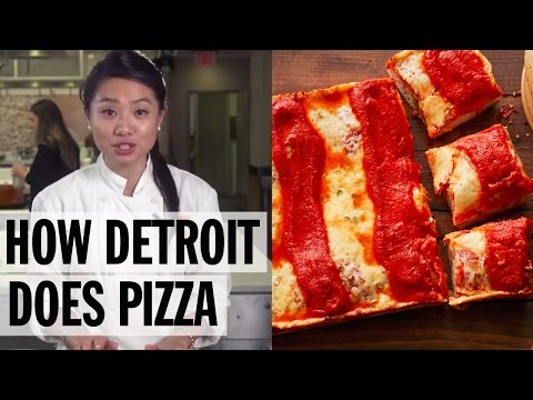 Extra-Crusty Detroit-Style Pizza | Food Network