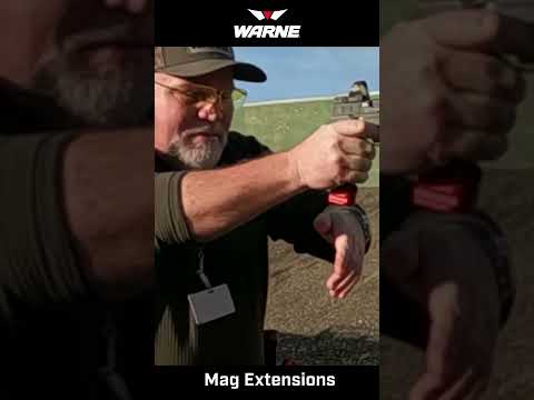 Warne demonstrates Mag Extensions. #handgun #competitionshooting
