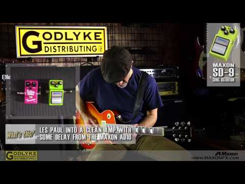 GODLYKE PIMPIN' PEDALS - MAXON SD-9 SONIC DISTORTION