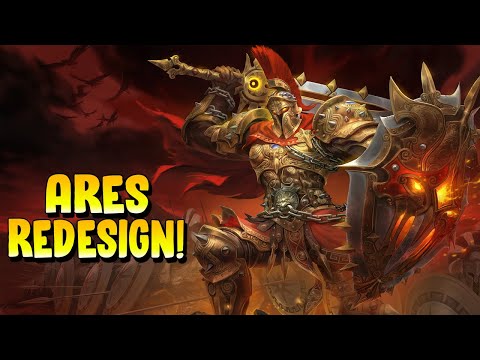 NEW ARES REDESIGN MAKES HIM LOOK LIKE THE REAL GOD OF WAR! - Masters Ranked Duel - SMITE