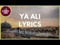 Ya Ali Gangster A Love Story Lyrics Lyrico TV Asia