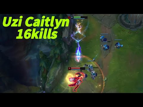 UZI CAITLYN VS JINX , HIS CAITLYN IS SO CLEAN!