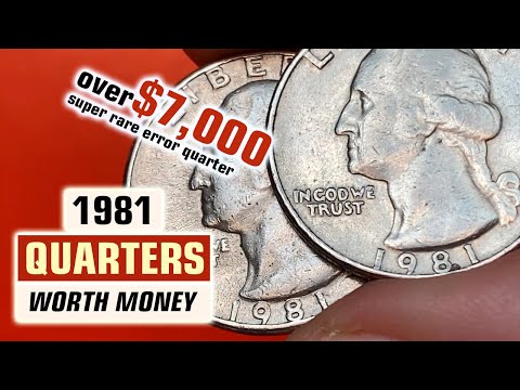 1981 Error Washington Quarter Worth Over $7,000! How to Sell Yours for Big Money!