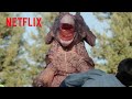 Fighting In Inflated Dinosaur Costumes The Brothers Sun Netflix