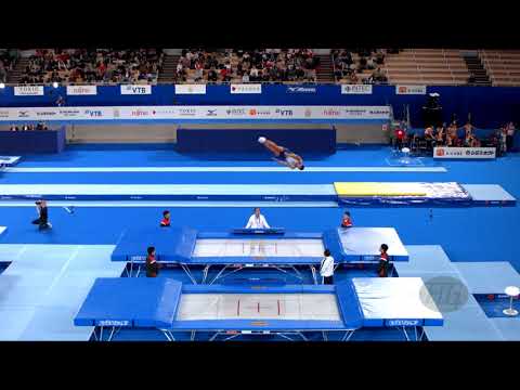 PALA Carlos Ramirez (BRA) M - 2019 Trampoline Worlds, Tokyo (JPN) - Qualification Trampoline R2