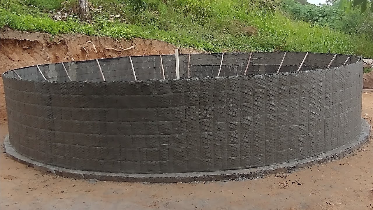 Tanque de Ferrocimento Parte 03 Colocando as Telas