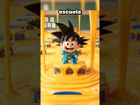 Goku va a la Escuela LLENA de QUESO para NACHOS