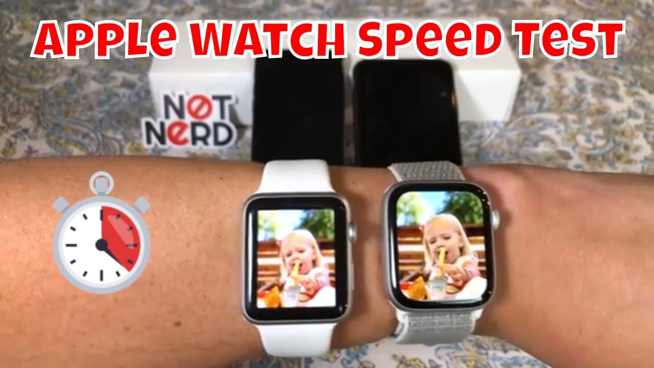 Original Apple Watch vs the new Series 4 Speed Test