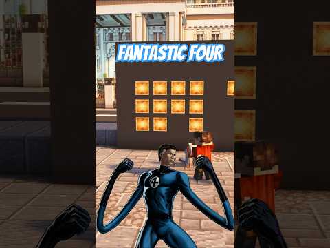 Minecraft: Fantastic Four Armor Trim #minecraft #shorts