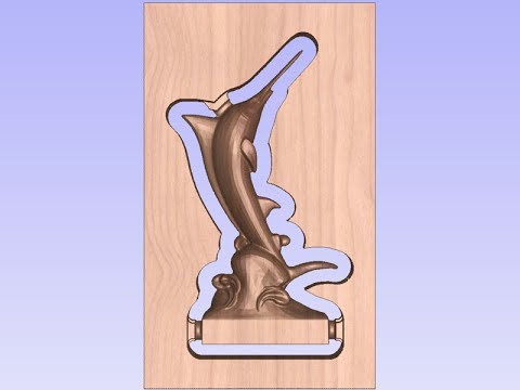 Vectric V10 Tutorials | Two Sided Machining | Two Sided Marlin