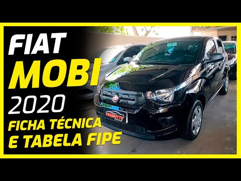Fiat Mobi 2020 - FICHA TÉCNICA E TABELA FIPE