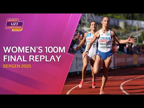 Women’s 100m final STUNS in Bergen 🔥 | 2025 European Athletics U23 Championships