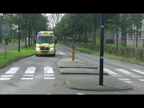ambulance naar Rosariumpark krommenie