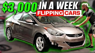 I Made Over $3000 In A Week Flipping Cars | Car Flip 101