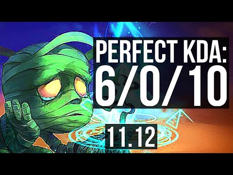 AMUMU vs SHEN (TOP) | 6/0/10, Dominating, Rank 11 Amumu | EUW Master | v11.12