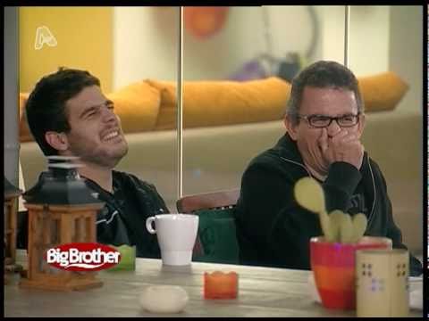 Big Brother Greece 2010 - Hlias and foukos bonding (tha me pnikseis apopse bre Hlia!)