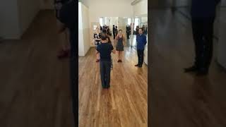 Clase de Tango Milonguero, maestros Sara Parnigoni y Juan Pablo Barbutti (2-1-20)