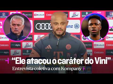 KOMPANY FAZ FORTE DISCURSO, APOIA VINI E CONDENA FALAS DE MOURINHO EM CASO DE RACISMO NA CHAMPIONS