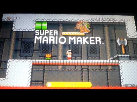 Super mario maker - Frozen bowser