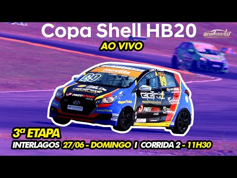 Copa Shell HB20 2021 - 3ª Etapa | CORRIDA 2 | Interlagos | Domingo, 27/06, às 11h30