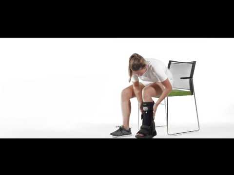 Part of a video titled BraceID® Walker Regular Instruction Video - YouTube