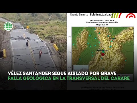 Falla geológica en Vélez Santander: comunidades rurales totalmente aisladas