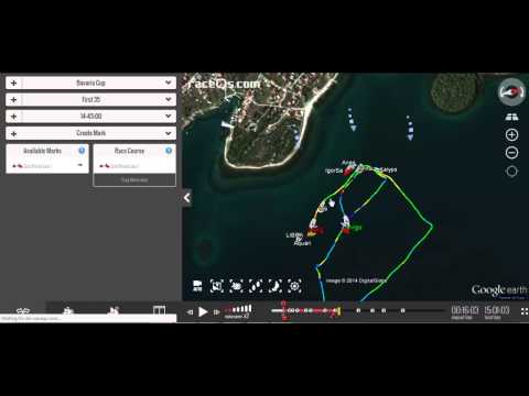 Part of a video titled Regatta Course Setup - YouTube