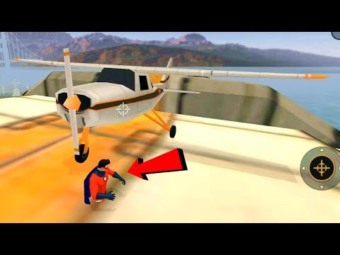 Vegas Crime Simulator - (Naxeex-2 Airplane Landing Transformer Robot AirShip) - Car Robot