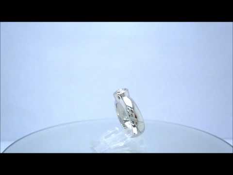 ROUND DIAMOND ENGAGEMENT RING FULL BEZEL SET 1.00CT - KNR INC - 217