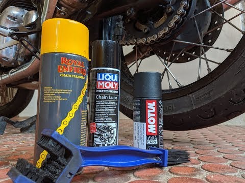 HOW  TO CLEAN & LUBE The Chain Of A Motorcycle| INTERCEPTOR 650 | MOTUL | LIQUI MOLY | Royal Enfield