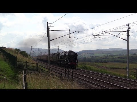 SR 35018 Flattens Shap on the Cumbrian Mountain Express 3/8/19.