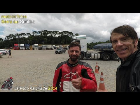 Serra de Curitiba no PR - Viajando de moto