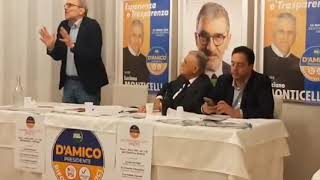 WallTv. Abruzzo regionali 2024. A Pineto  il “pieno” di Monticelli, con gli On. Giachetti e D’Alessandro/VIDEO