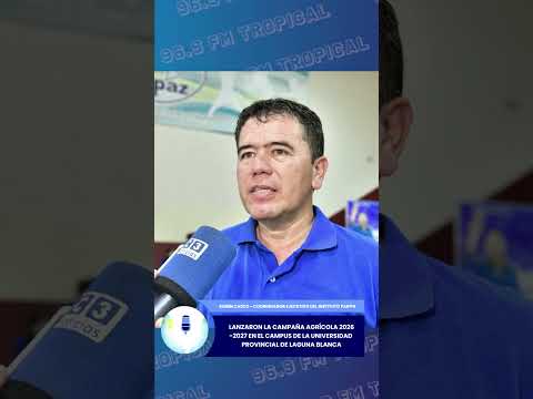 #RadioTropical 96.9 -Lanzaron la campaña agrícola 2026-2027 en Laguna Blanca