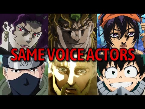 JOJO'S BIZARRE ADVENTURE Characters Japanese Dub Voice Actors in other Anime Part 1/2