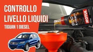 Youtube thumbnail of video "Controllo e rabbocco livello liquidi  Tiguan 1 2.0 TDI 📏"