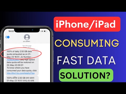 iPhone or iPad Using Too Much DATA