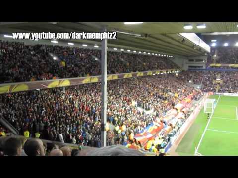 GROUNDHOPPING:  Sparta Fans Supporting at Anfield - Liverpool 1 - 0 Sparta Praha -