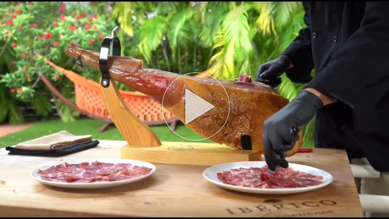 How to carve Jamón Ibérico de Bellota