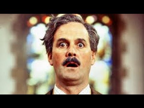 John Cleese - Fawlty Towers - Shocks Journalist With Swearing @ BBC Radio Interview Blooper Fail!