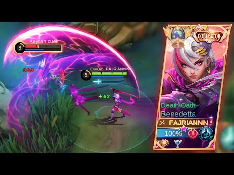TOP GLOBAL BENEDETTA | BENEDETTA HIGH DAMAGE | BENEDETTA GAMEPLAY MOBILE LEGENDS