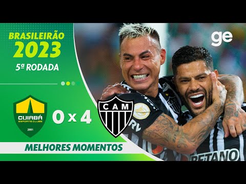 Gols e lances de Cuiabá x Atlético Mineiro