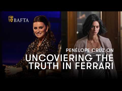 Thumbnail of the video: Penélope Cruz on finding the truth behind her character in Michael Mann's Ferrari | BAFTA