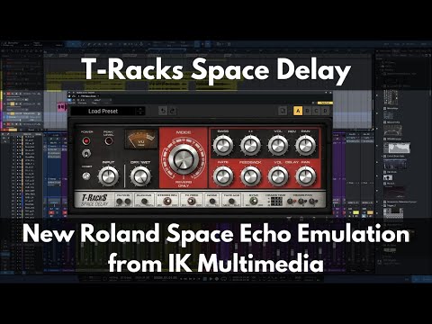 T-Racks Space Delay | Roland RE-201 Space Echo Emulation | New from IK Multimedia