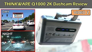 Thinkware Q1000 2 Channel Dash Camera Parking Mode | VIDEO 2